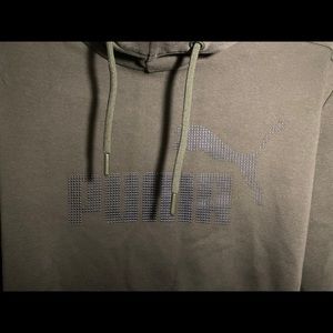 Puma Olive color sweatshirt size Large